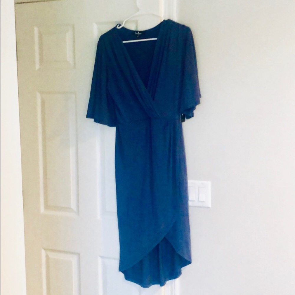 NEW Lulu’s Blue High-Low Dress